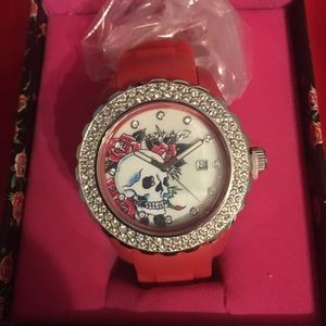 LIMITED TIME SALE!  Women Watches by ED HARDY!  New! 9.0” long.